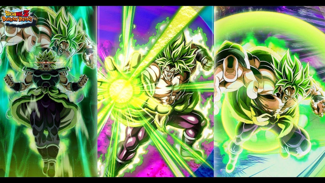 AGL LR Dokkan Fest Full Power Broly Transformation Active Skill ...
