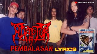 Adaptor - Pembalasan   lyrics (Metalik Klinik 3) Musik Underground Indonesia