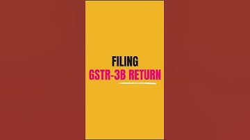 #gstr3b GSTR3B Return Filing | Last Date GSTR-3B Filing On 20th | GST Return Filing | #gstr3bfiling