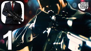 HITMAN SNIPER - Chapter 1 - Gameplay Walkthrough Part 1 (iOS Android) screenshot 2