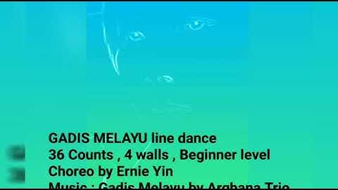 GADIS MELAYU line dance ( demo )