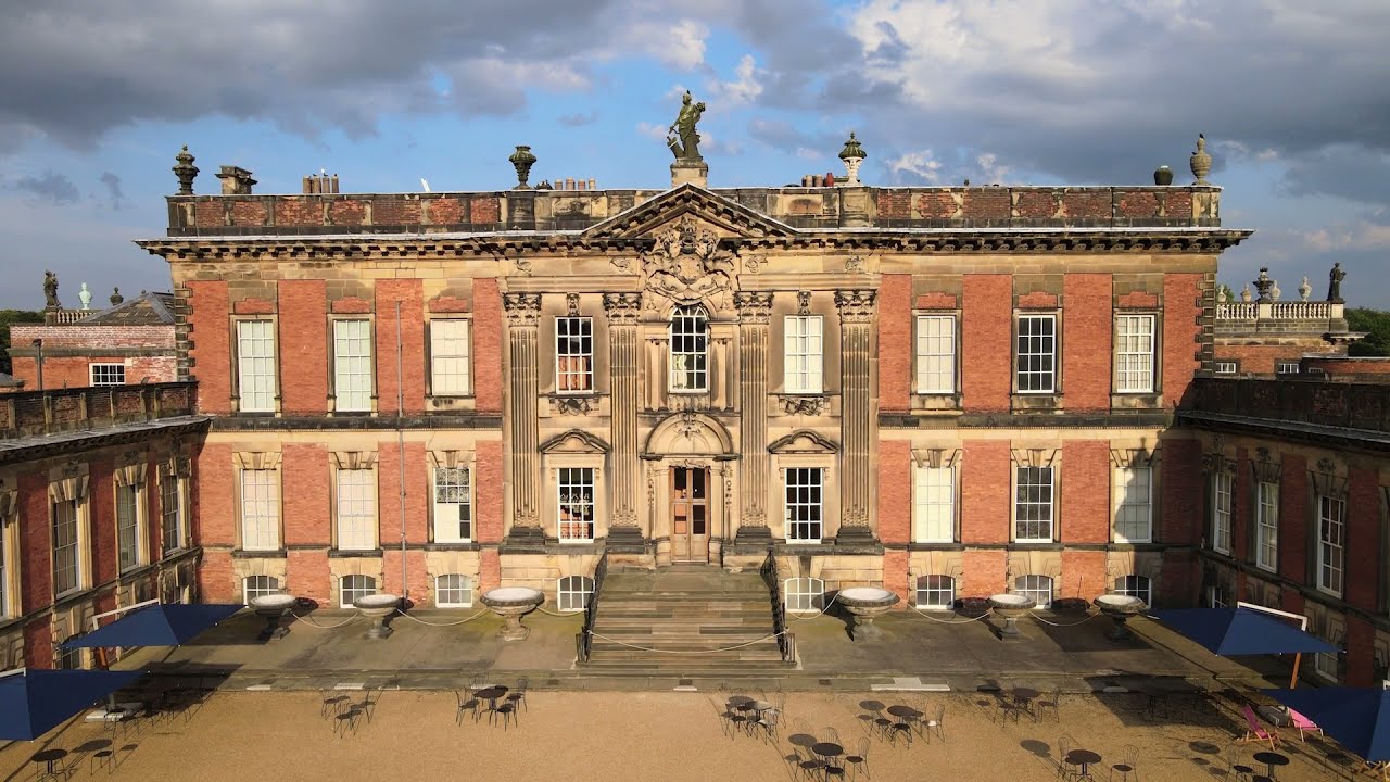 Wentworth Woodhouse, West front fly past, 21st July 202. YouTube