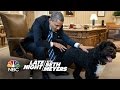 Seth Puts A Camera On Obama’s Dog Bo