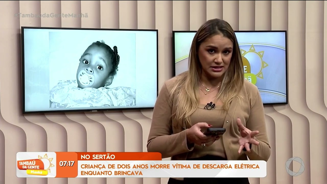 Criança de dois anos morre vítima de descarga elétrica enquanto brincava -Tambaú da Gente Manhã