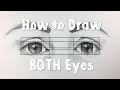 How to Draw BOTH Eyes (Evenly and Symmetrically!)