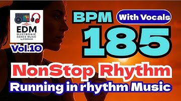 🎶 [185 BPM 185]  Running Music MIX | Workout Motivation | Metronome Synced | Gym Motivation