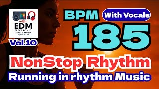 🎶 [185 BPM 185]  Running Music MIX | Workout Motivation | Metronome Synced | Gym Motivation