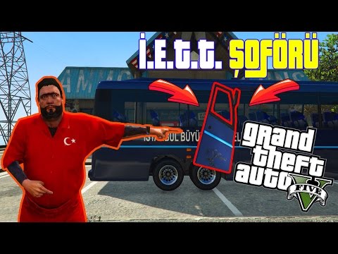 HAYVAN HERİFLER OTOBÜSÜN KAPISINI SÖKTÜLER! - GTA 5 İETT ŞOFÖRÜ MODU