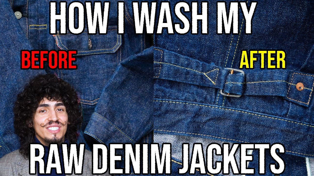 【FEPL】25SS★ Washing Denim Jacket RAW DENIM JACKET WASH! FINALLY WASHING MY RAW SELVEDGE DENIM