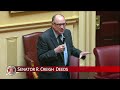 Sen. Deeds makes comments on the Va. Senate floor