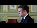 Zelenskys phone call to macron to inform him that the invasion started