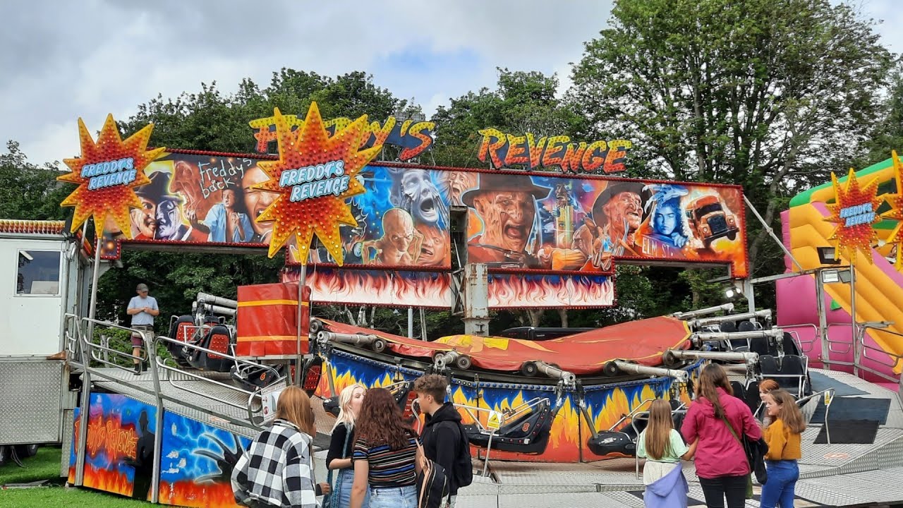 Freddys Revenge - Shaun Rogers Onride POV at Swansea Funfair 2021