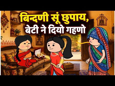 बिन्दणी सूं छुपाय, बेटी ने दियो गहणो || Saas Bahu कॉमेडी वीडियो #newमारवाड़ीcomedy #comedy 