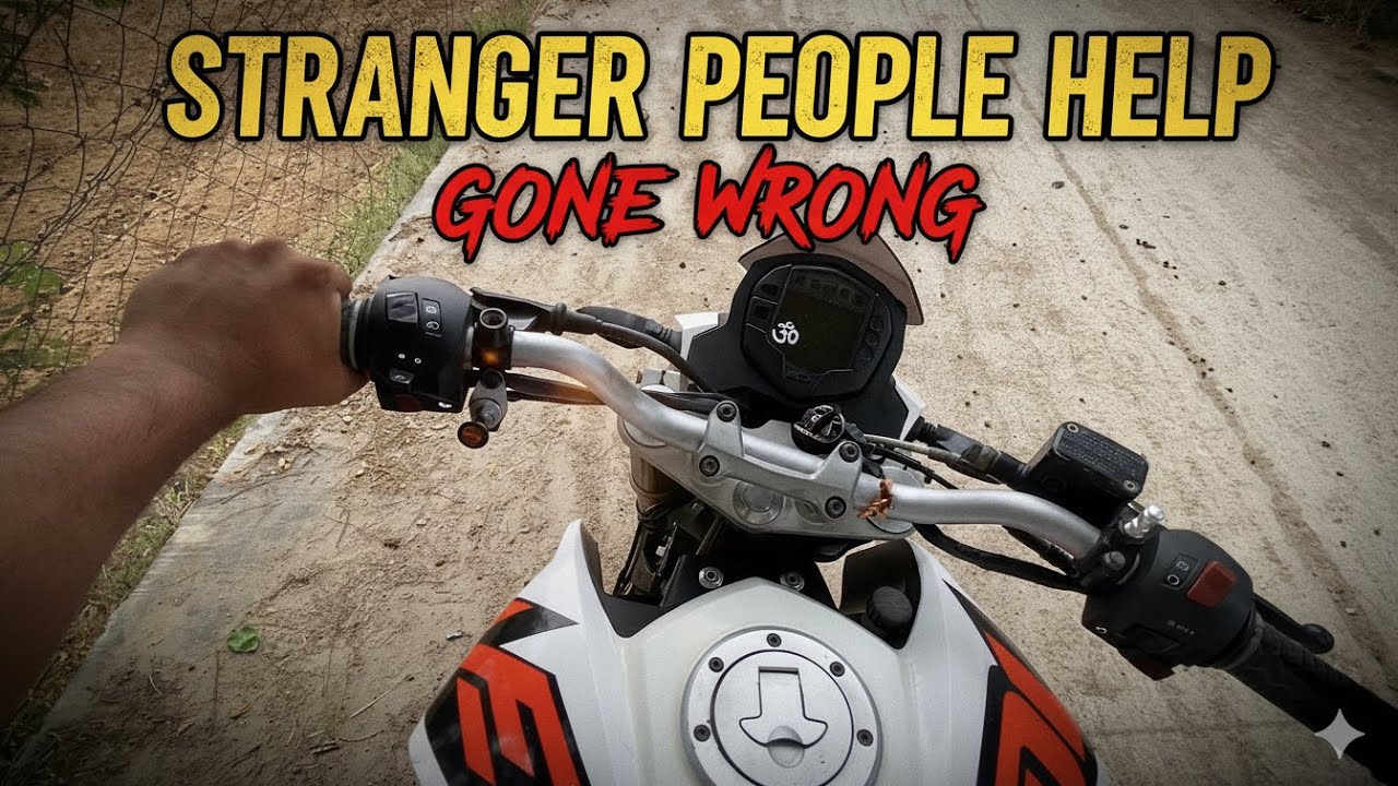 Stranger people help gone wrong |ktm duke|motovlog|ktm|