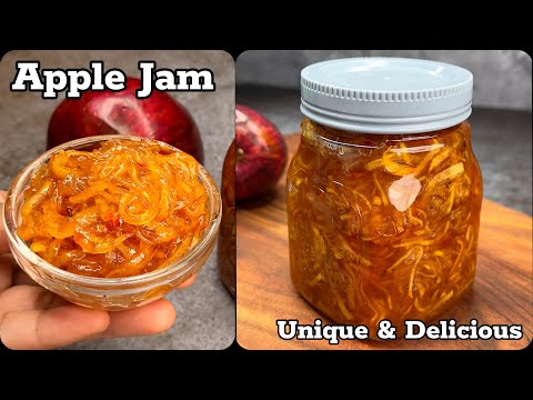 Unique Homemade Apple Jam Recipe  Step by Step tutorial