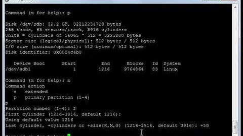 Lession 9: File System Managment - Video 3: Fdisk Utility