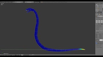 Speed modeling Snake in Blender (modeling & rigging)/Моделирование змеи в Блендере