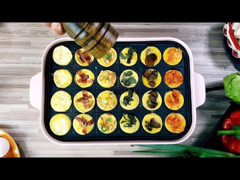 【1mintips】傳統煎蛋大變身？！ 菜脯蛋、九層塔、泡菜、花瓜、起司、培根，一次混搭享用！顛覆你對煎蛋的想像～