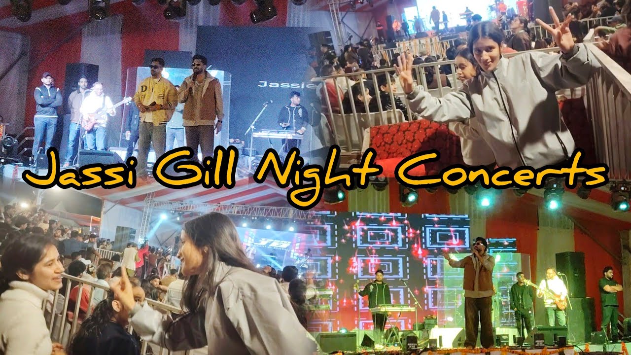 Jassi Gill Night Concert In Tanakpur 🥳| jassi gill |himanshipunethavlogs