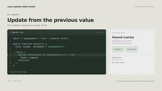 Create a Shared React Hook — No Provider | react-global-state-hooks