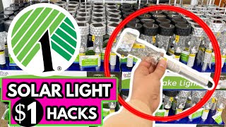 $1 SOLAR LIGHT hacks! (easy \& quick DIYS) Dollar Tree