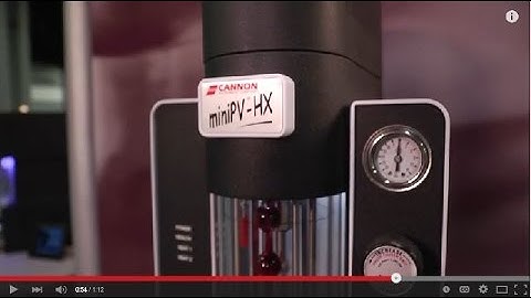 Discover the CANNON miniPV-HX Automated Dilute Solution Polymer Viscometer