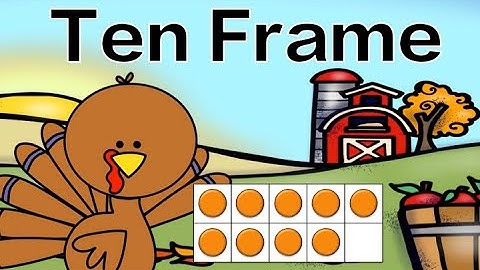 Thanksgiving: Ten Frame Subitizing: Math Brain Break