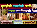 👣 अधिकमास 2026 तुळशीची वाळलेली काडी इथे ठेवा | सुख-समृद्धी भरभराट विवाहातील अडचणी दूर | Lakshmi upay