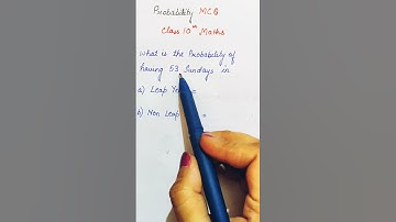 #Probability MCQ#CBSE Class 10th Maths#short#shorts