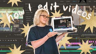 How I EDIT YouTube videos | animations, VHS effects, color grading, etc.