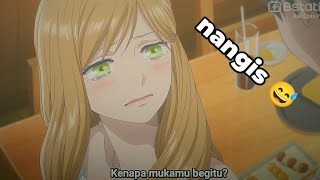 ketika lu ditinggal sebentar sama cowok ganteng 😂 jedag jedug anime 🍁