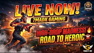 🔴Live Free Fire New Rank Season Rank Push Live | 7madx Gaming | #freefire #ff #freefireshorts#short