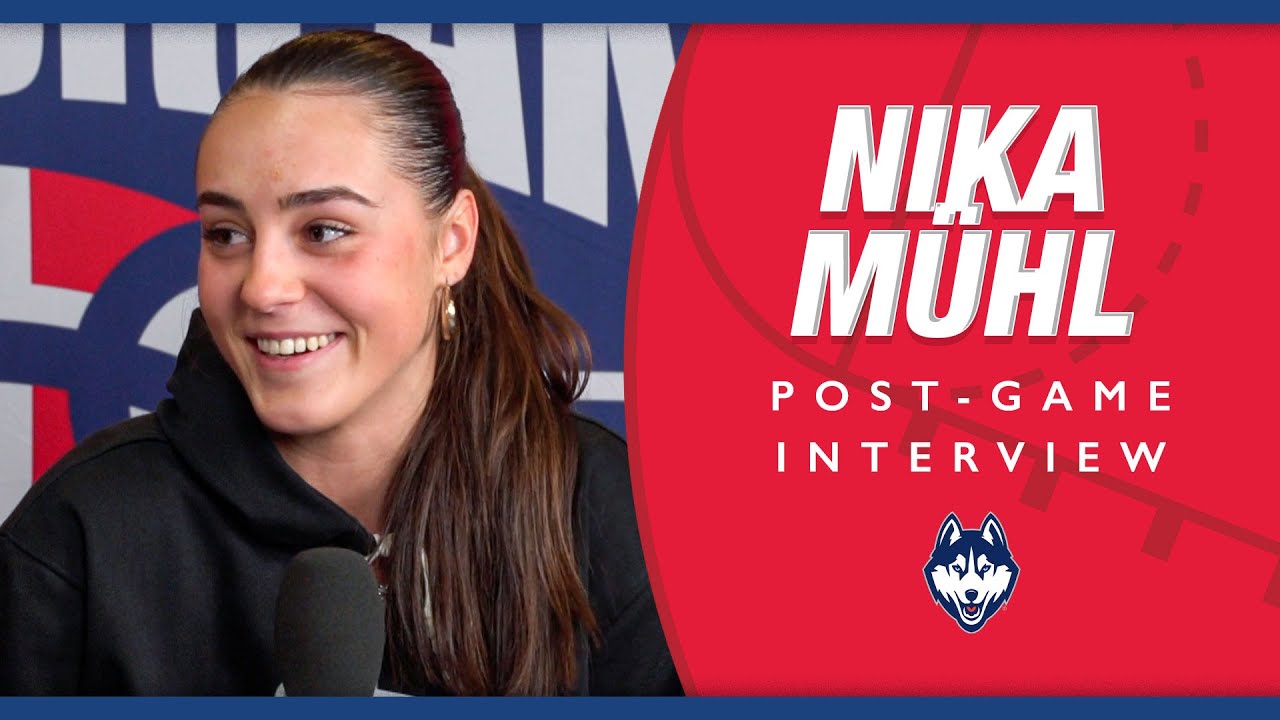 UConn's Nika Mühl Semifinal Interview 2023 BIG EAST Tournament YouTube