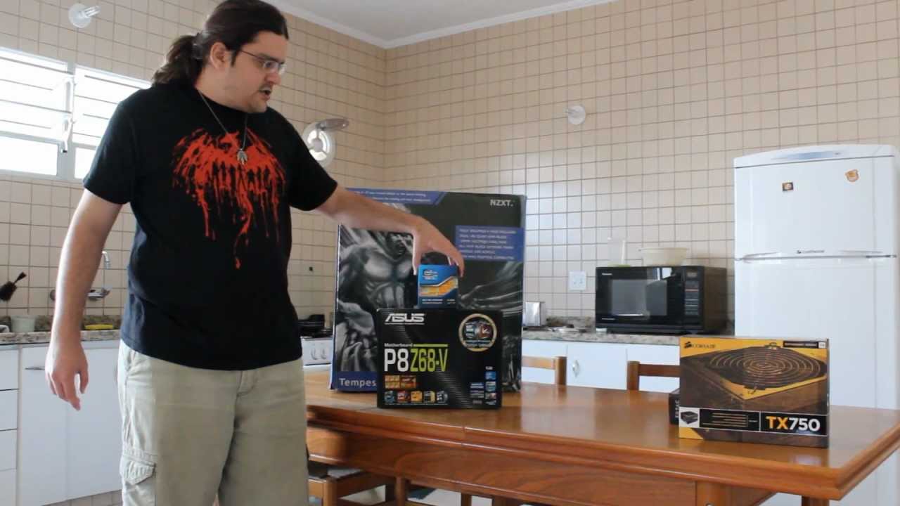 Peças do computador novo