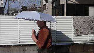 パステルドット超軽量晴雨兼用折りたたみ傘