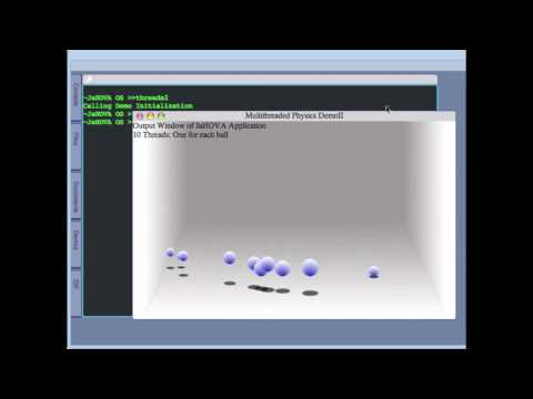 JaHOVA OS Multithreaded Physics Demo with Web Workers