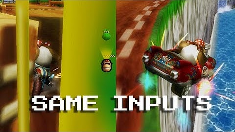 Mario Kart Wii - 2 Vehicles On 1 Track With THE SAME INPUTS