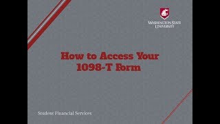 How To Access Your 1098-T Form