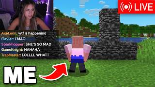 Trolling Minecraft Streamers LIVE