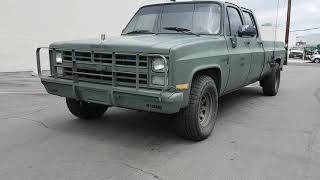 1987 Chevrolet Crew Cab Pick Up Truck Military Diesel 4SALE/ZU VERKAUFEN @uniqueUSimports.com