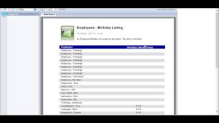 How to Print Reports HD
