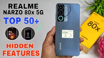 Realme Narzo 80x 5G Top 40++ Hidden Features | Narzo 80x Tips And Tricks | Realme Narzo 80x 5G