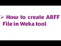 How to Create ARFF file in Weka tool ||Data Mining|| Telugu ||computer science1994