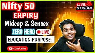 🔴Nifty50 Expiry Scalping Best Level, Sensex, Banknifty, Midcap, Finnifty Market analysis 26/05/2026