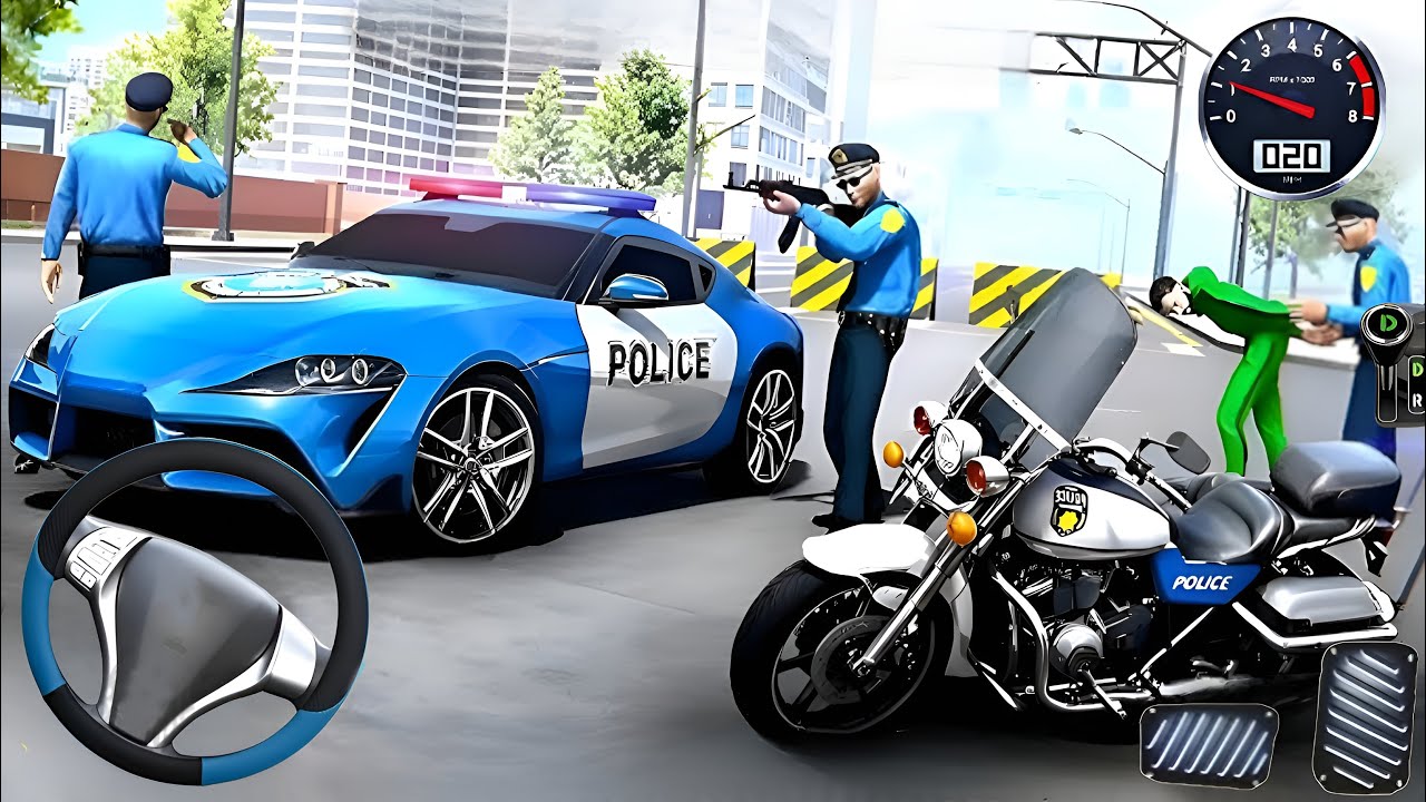 Drive City police Car Chase Simulator 2025 - Real Multi Story Cop Cars ...