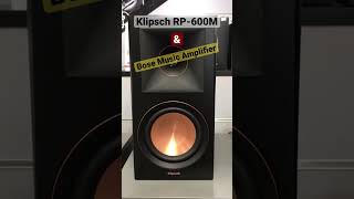 Klipsch RP-600M &amp; Bose Music Amplifier Sound Check🔉🔉🔉