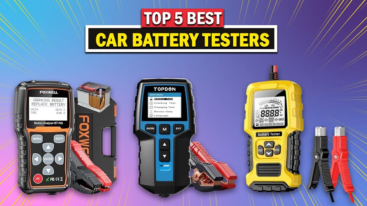 Top 5 Best Car Battery Testers 2025 - YouTube