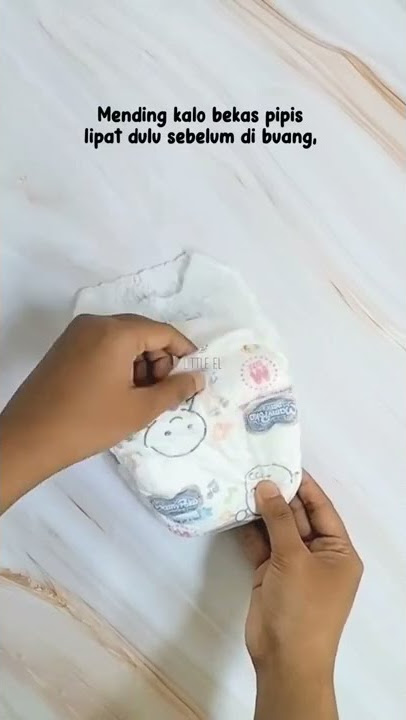 tips ini berlaku untuk diapers yang basah ya, kalo misal ada pup takutnya kececeran 😊