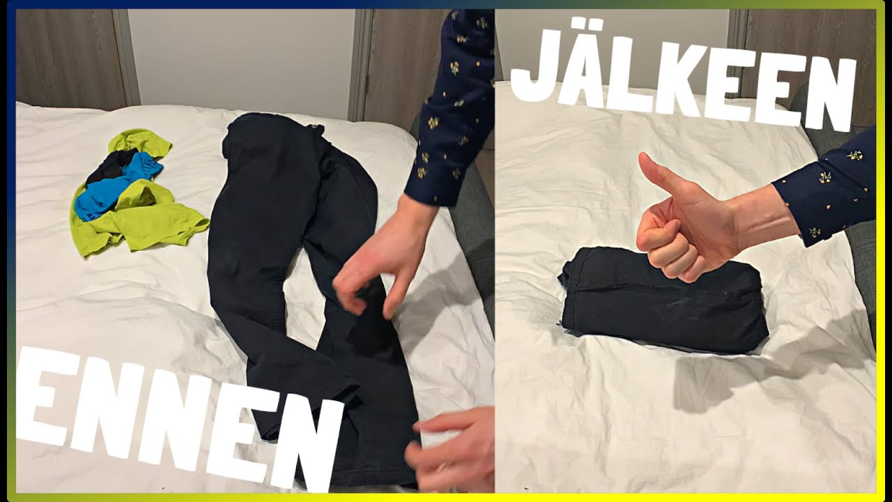 Tehokkain Tapa Pakata Vaatteet