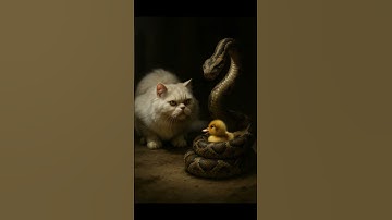 Brave Cat Saves Mouse from Snake 🐱🐭 | Amazing Rescue Story #shorts